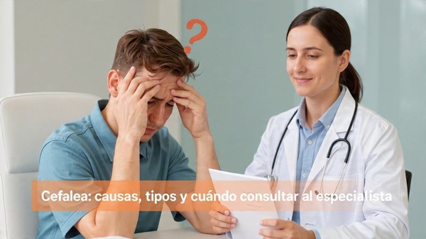 🧠 Cefalea: causas, tipos y cuándo consultar al especialista