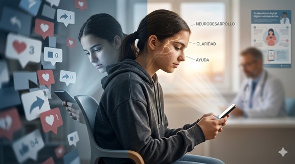 El impacto de las redes sociales en la salud mental de adolescentes: Un análisis médico