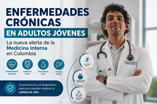 Enfermedades Crónicas en Adultos Jóvenes: La Nueva Alerta de la Medicina Interna en Colombia