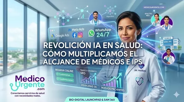 Revolución Tecnológica en Salud: Cómo la Inteligencia Artificial Multiplica el Alcance y la Visibilidad de Médicos e IPS Aliadas